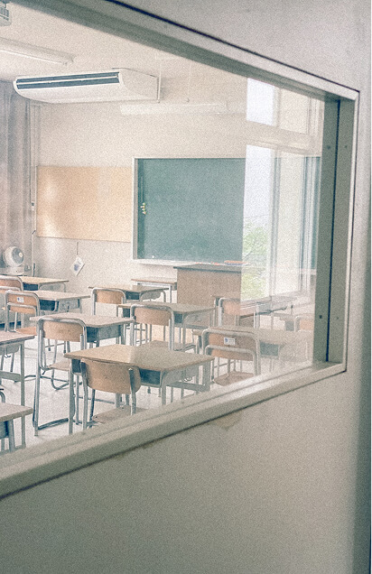 教室内の写真です。